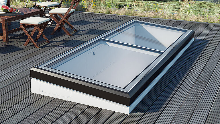 LAMILUX Flat Roof Access Hatch Comfort Swing