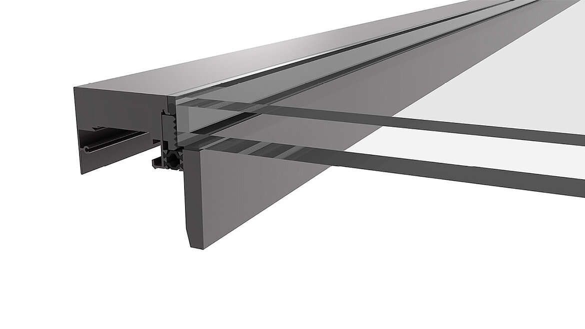 LAMILUX Modular Glass Skylight MS78 Varmebeskyttelsesisolerglas 2-fold LAMILUX Modular Glass Skylight MS78 Varmebeskyttelsesisolerglas 2-lag