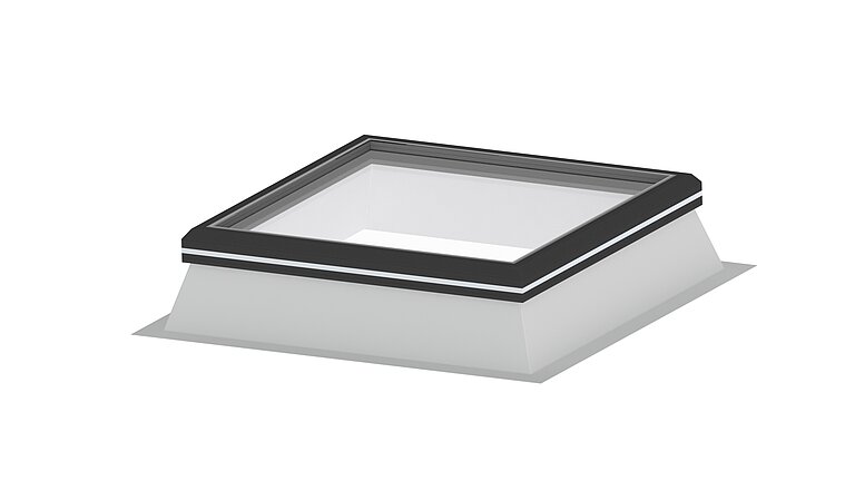 Glass Skylight FE 0° med aluminiumsramme