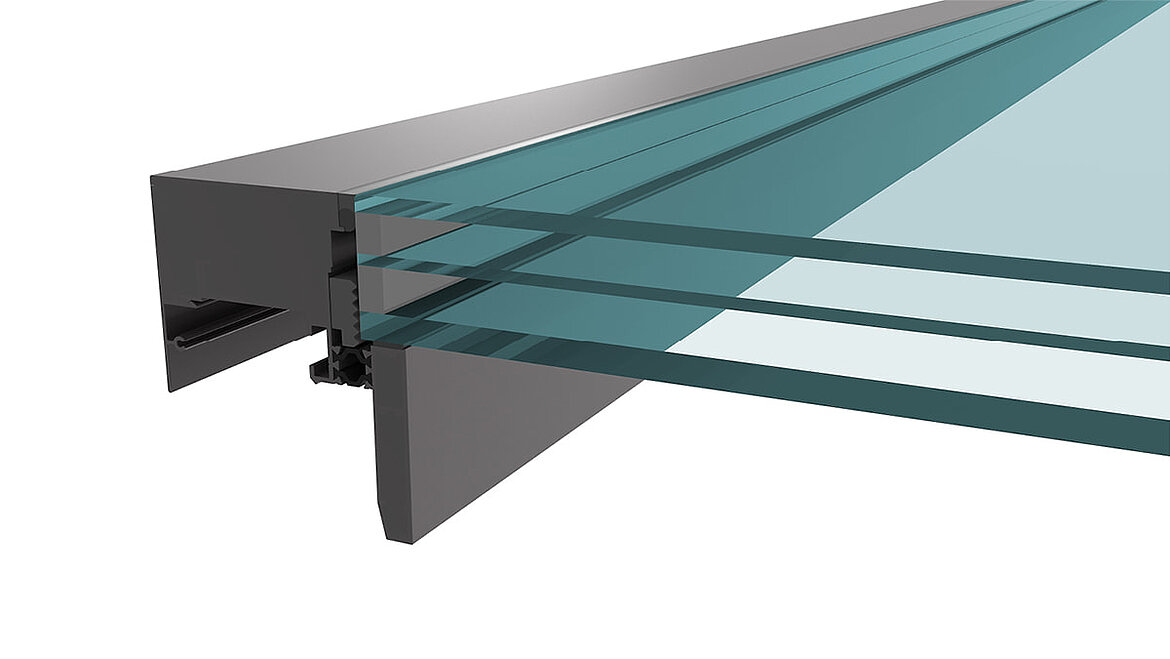 LAMILUX Modular Glass Skylight MS78 Solafskærmende isolerende ruder 3- fold LAMILUX Modular Glass Skylight MS78 solafskærmende isolerende ruder 3-lag