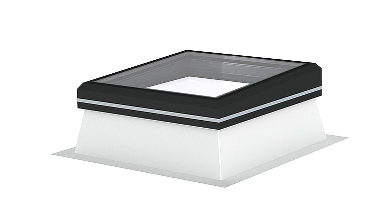 Glass Skylight FE 3° med aluminiumsramme